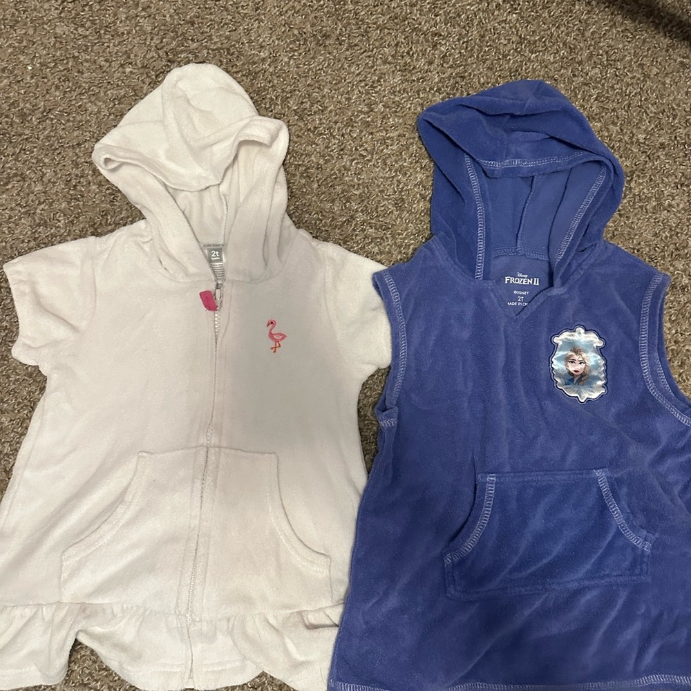 Toddler Girl Swim Cover Ups- Size 2T